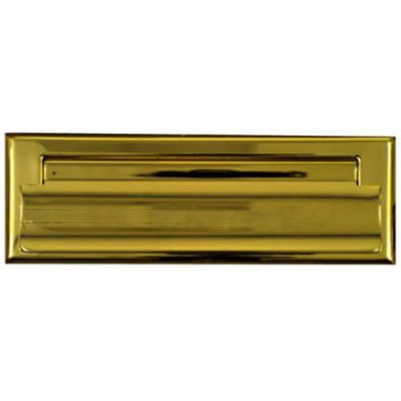 NATIONAL HARDWARE Slot Mail Sld Brass 1-1/2X7In N197-913